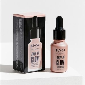 Nyx away we glow highlighting drops 💧